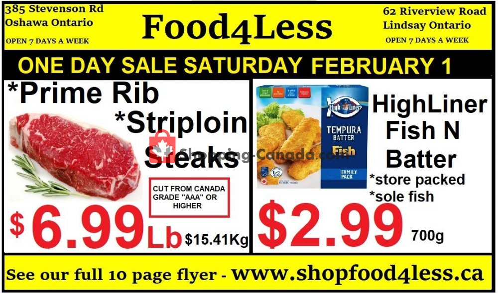 Food 4 Less flyer from Friday January 31, 2020 to Thursday February 6, 2020 - page 1