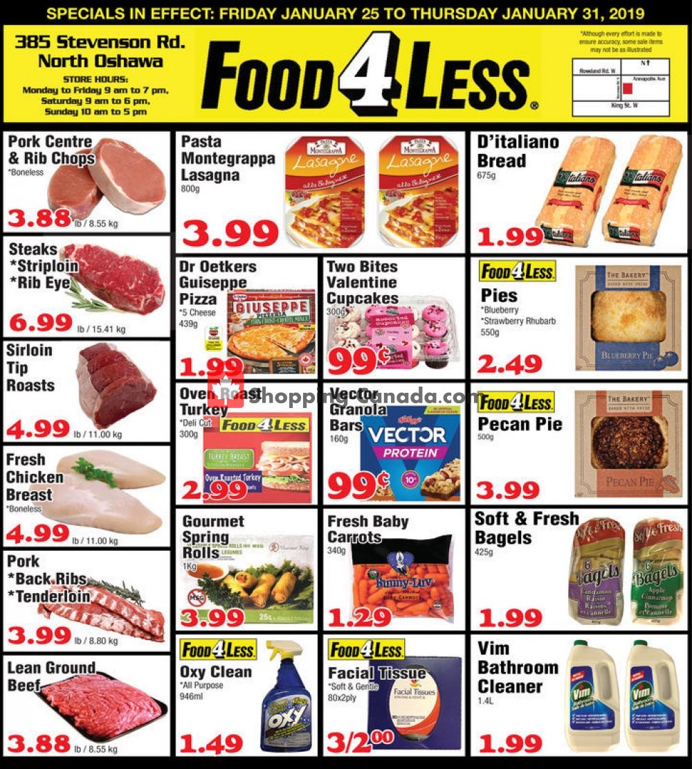 Food 4 Less flyer from Friday January 25, 2019 to Thursday January 31, 2019 - page 1