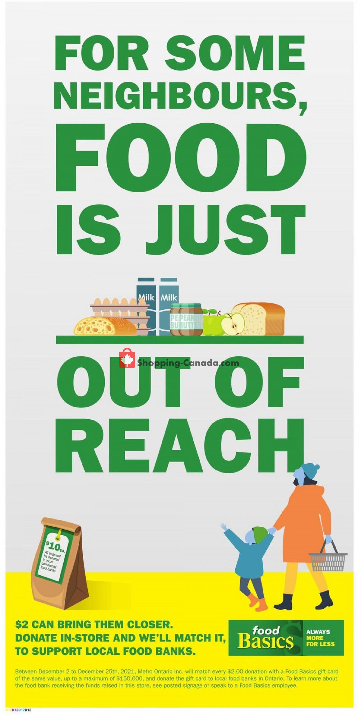 Food Basics flyer from Thursday December 2, 2021 to Wednesday December 8, 2021 - page 14