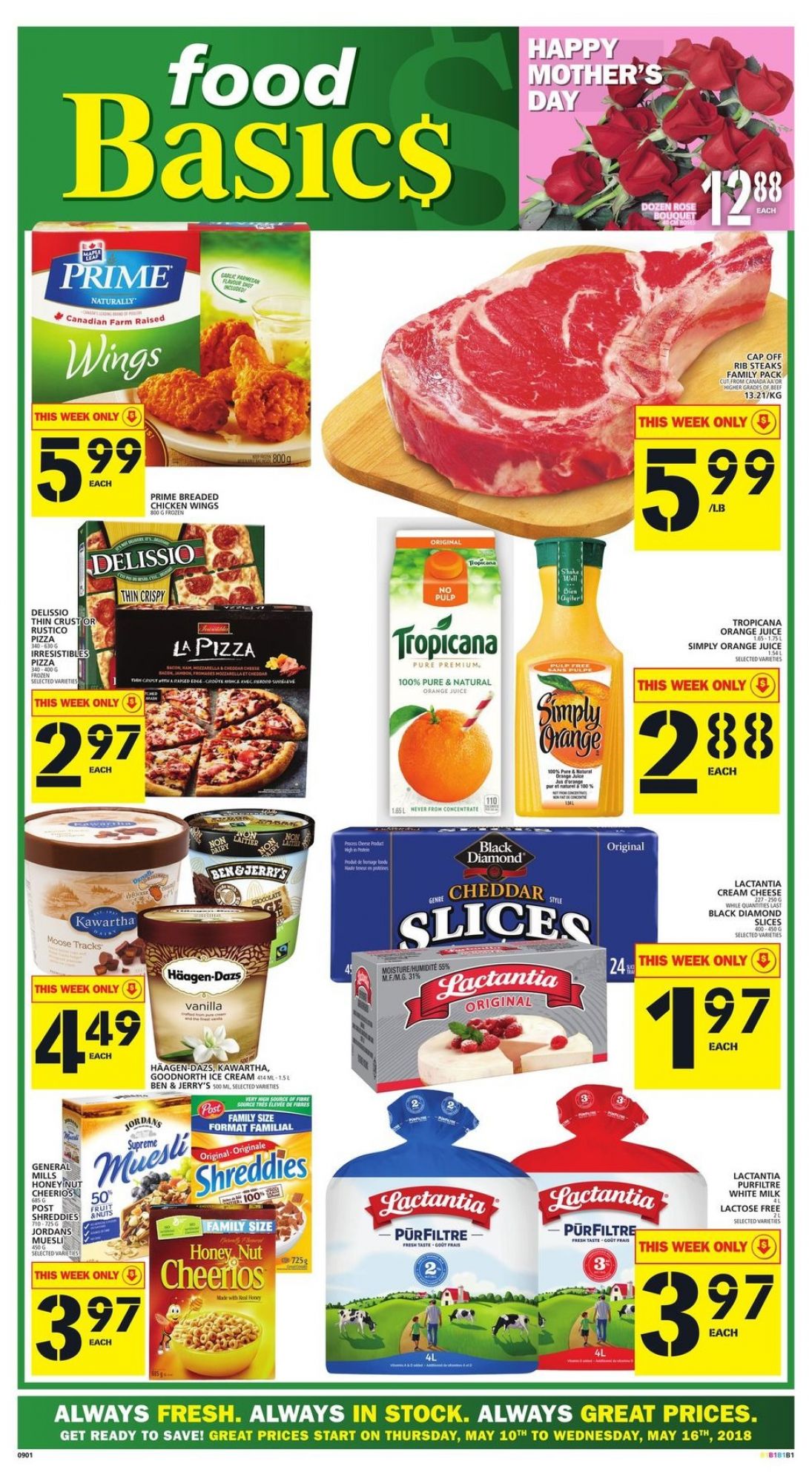 Food Basics Canada, flyer May 10 May 16, 2018 Shopping Canada