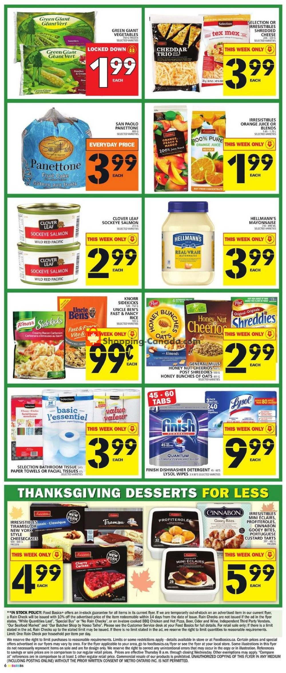 Food Basics flyer from Thursday October 4, 2018 to Wednesday October 10, 2018 - page 6