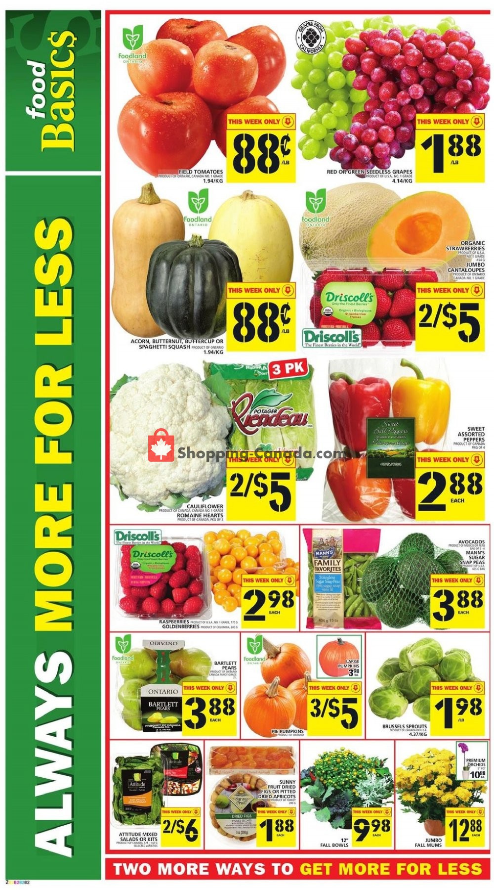 Food Basics flyer from Thursday September 20, 2018 to Wednesday September 26, 2018 - page 3