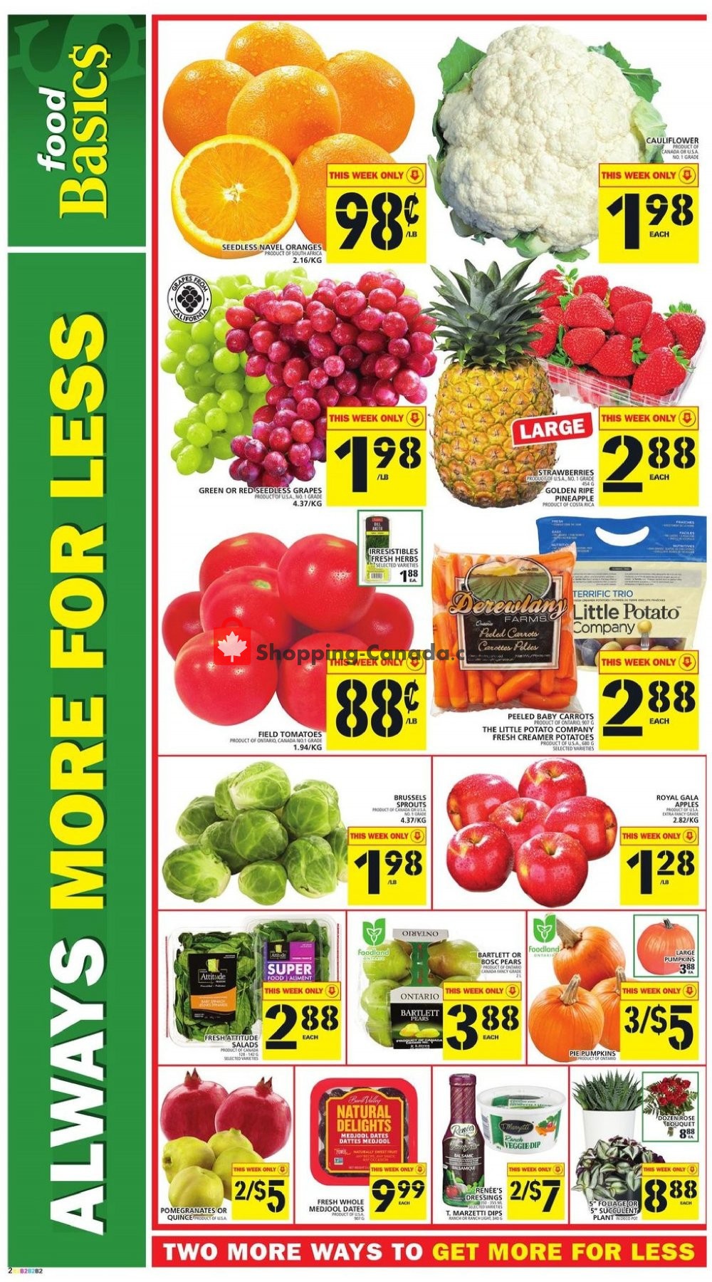 Food Basics flyer from Thursday September 27, 2018 to Wednesday October 3, 2018 - page 3