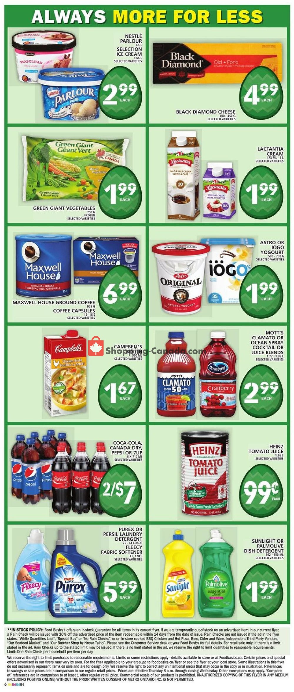 Food Basics flyer from Thursday April 18, 2019 to Wednesday April 24, 2019 - page 6