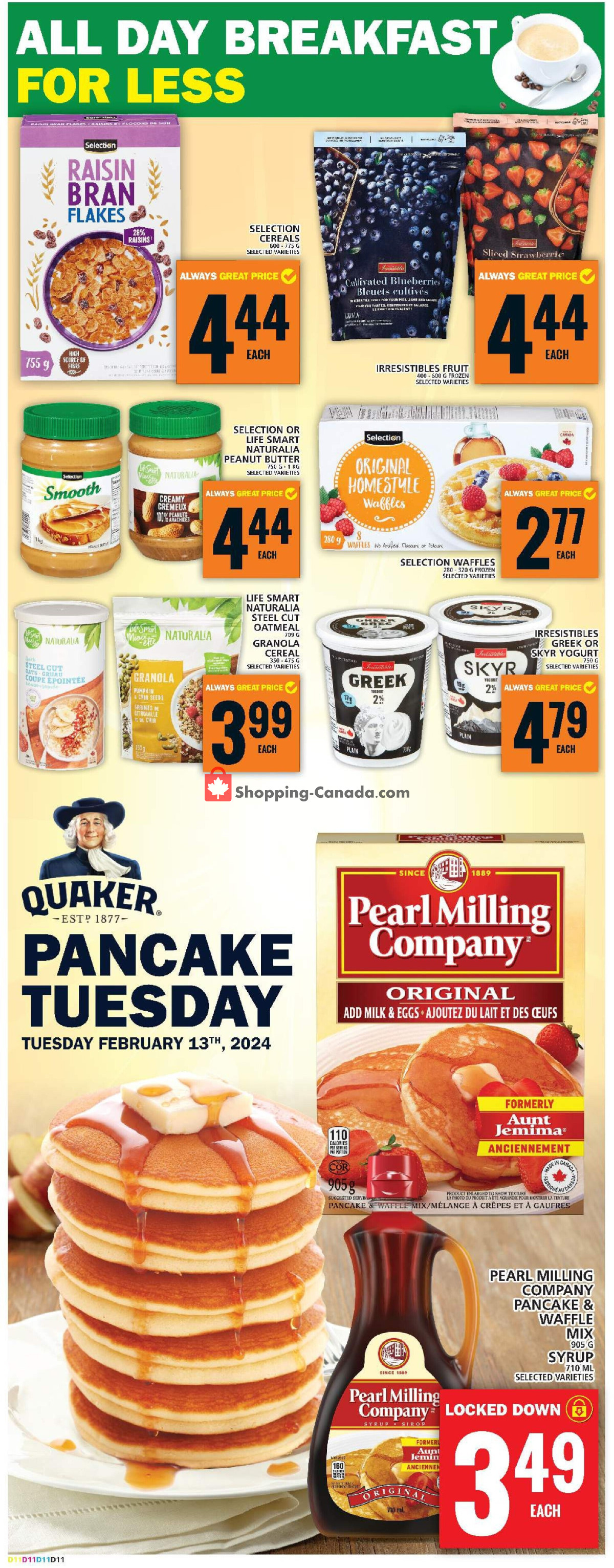 Food Basics flyer from Thursday February 8, 2024 to Wednesday February 14, 2024 - page 18