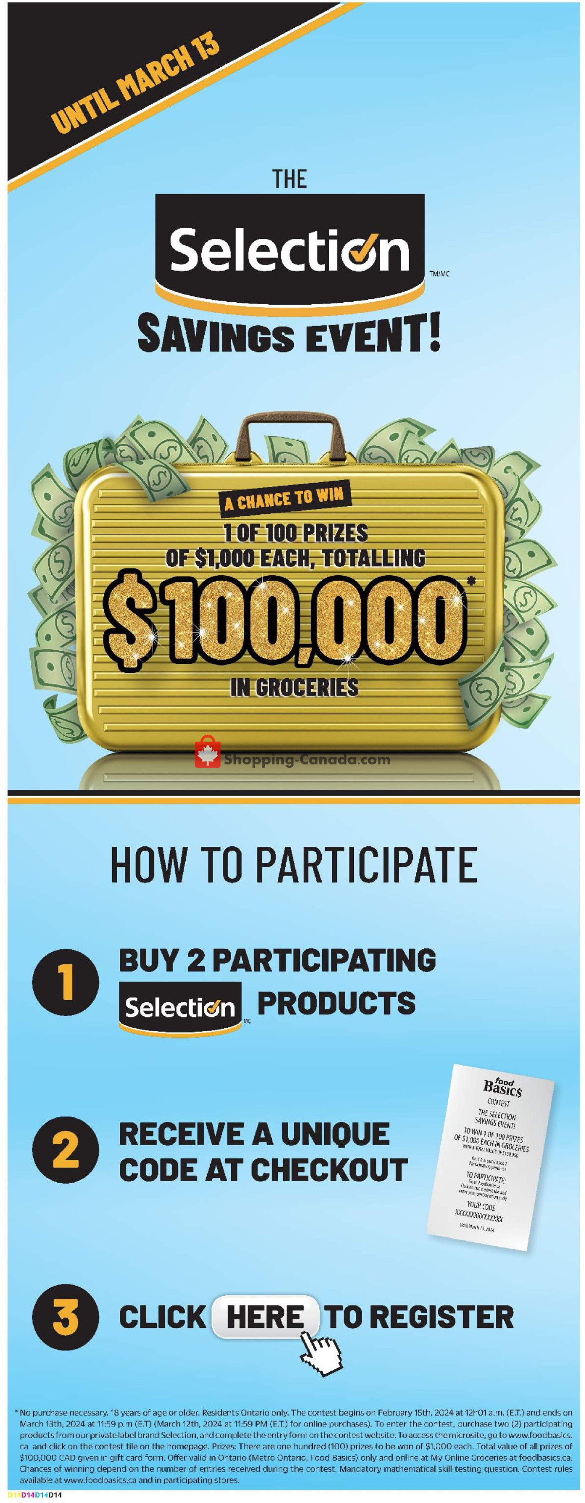 Food Basics flyer from Thursday February 15, 2024 to Wednesday February 21, 2024 - page 15