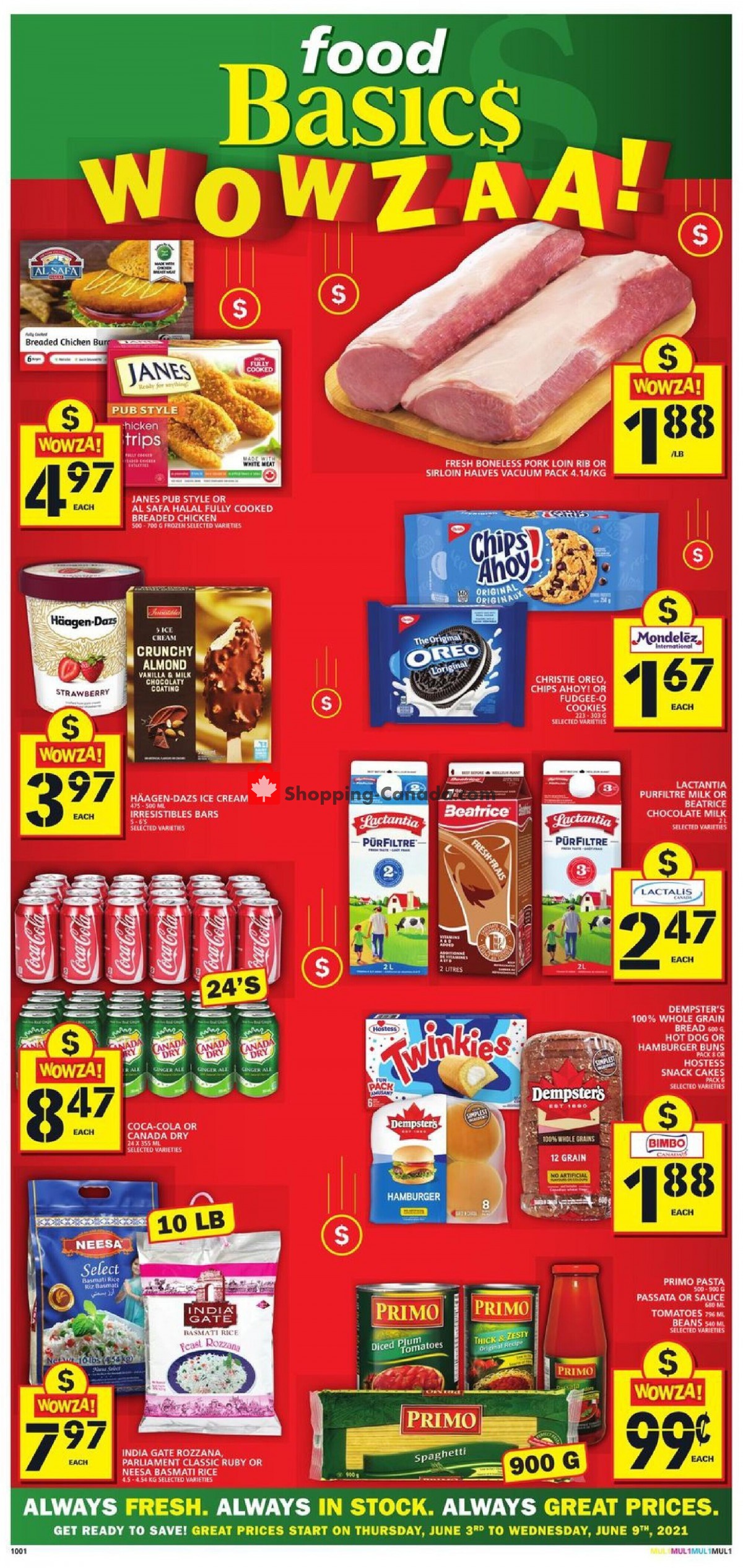 Food Basics flyer from Thursday June 3, 2021 to Wednesday June 9, 2021 - page 1