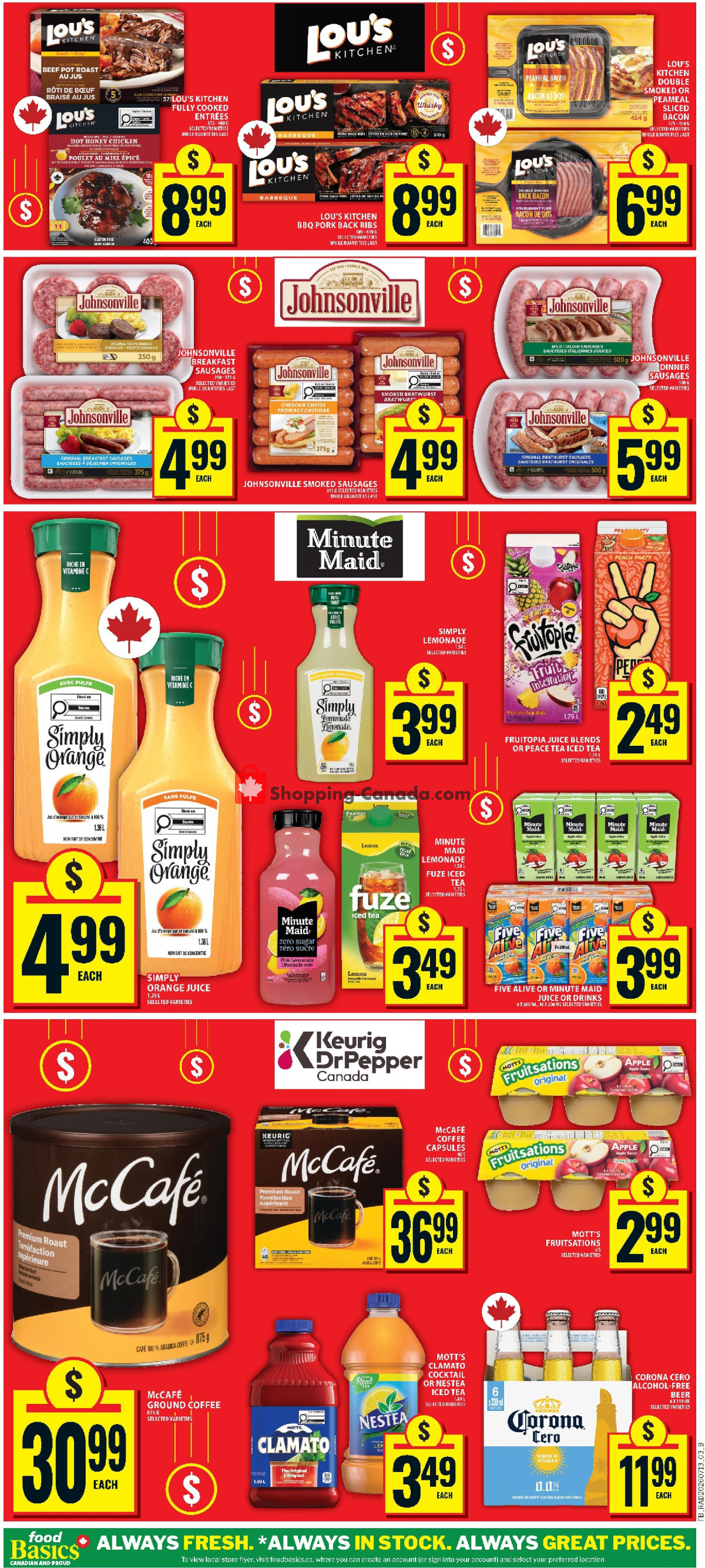 Food Basics flyer from Thursday July 16, 2026 to Wednesday July 22, 2026 - page 5