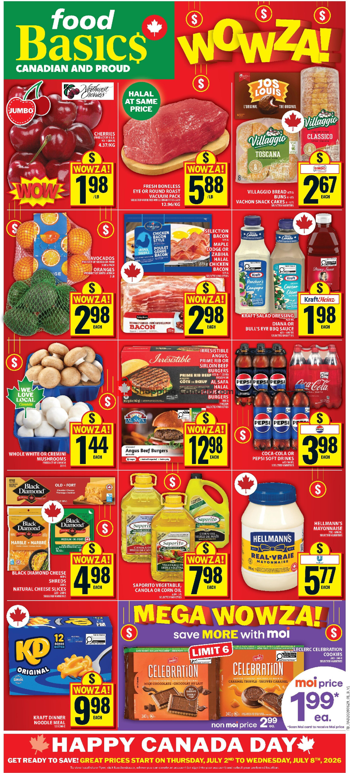 Food Basics flyer from Thursday July 2, 2026 to Wednesday July 8, 2026 - page 1