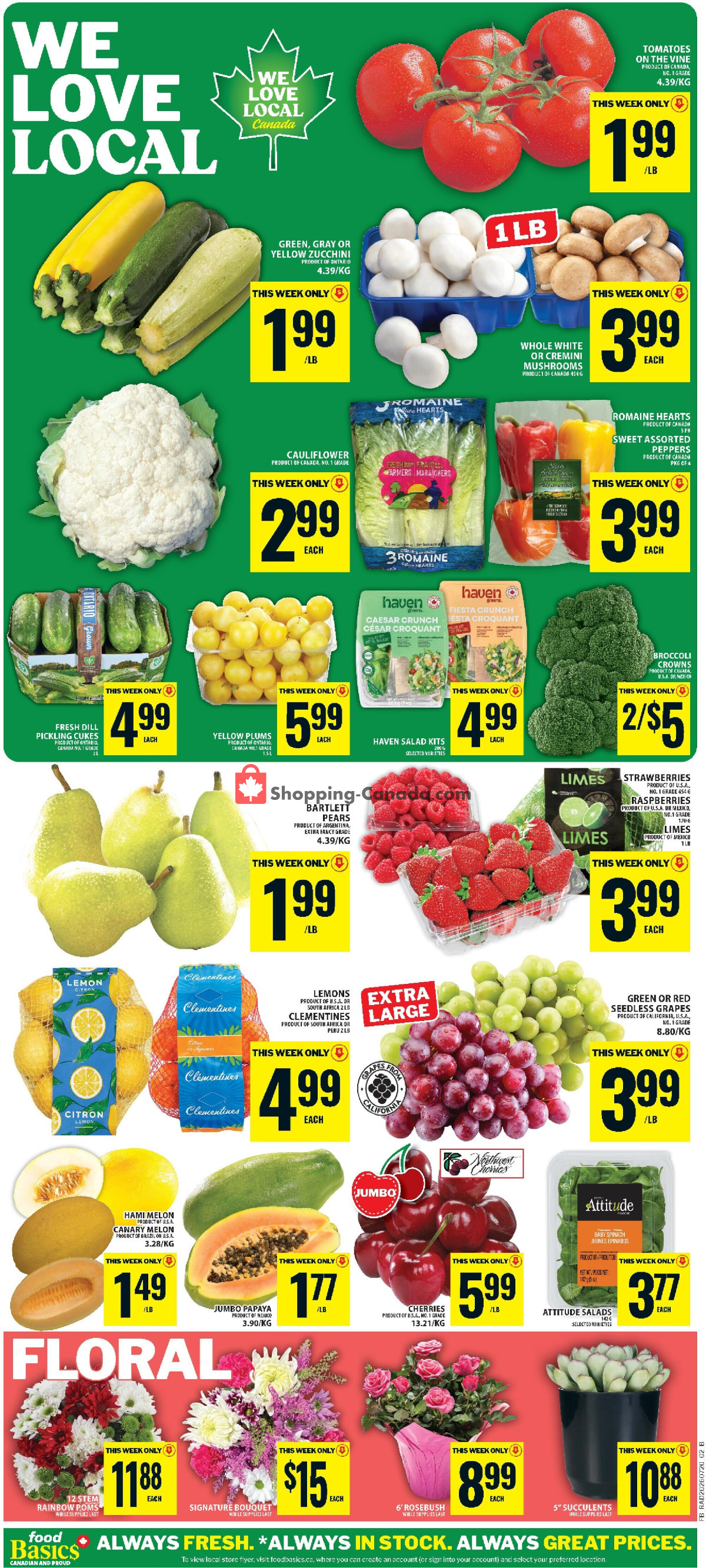 Food Basics flyer from Thursday July 23, 2026 to Wednesday July 29, 2026 - page 8