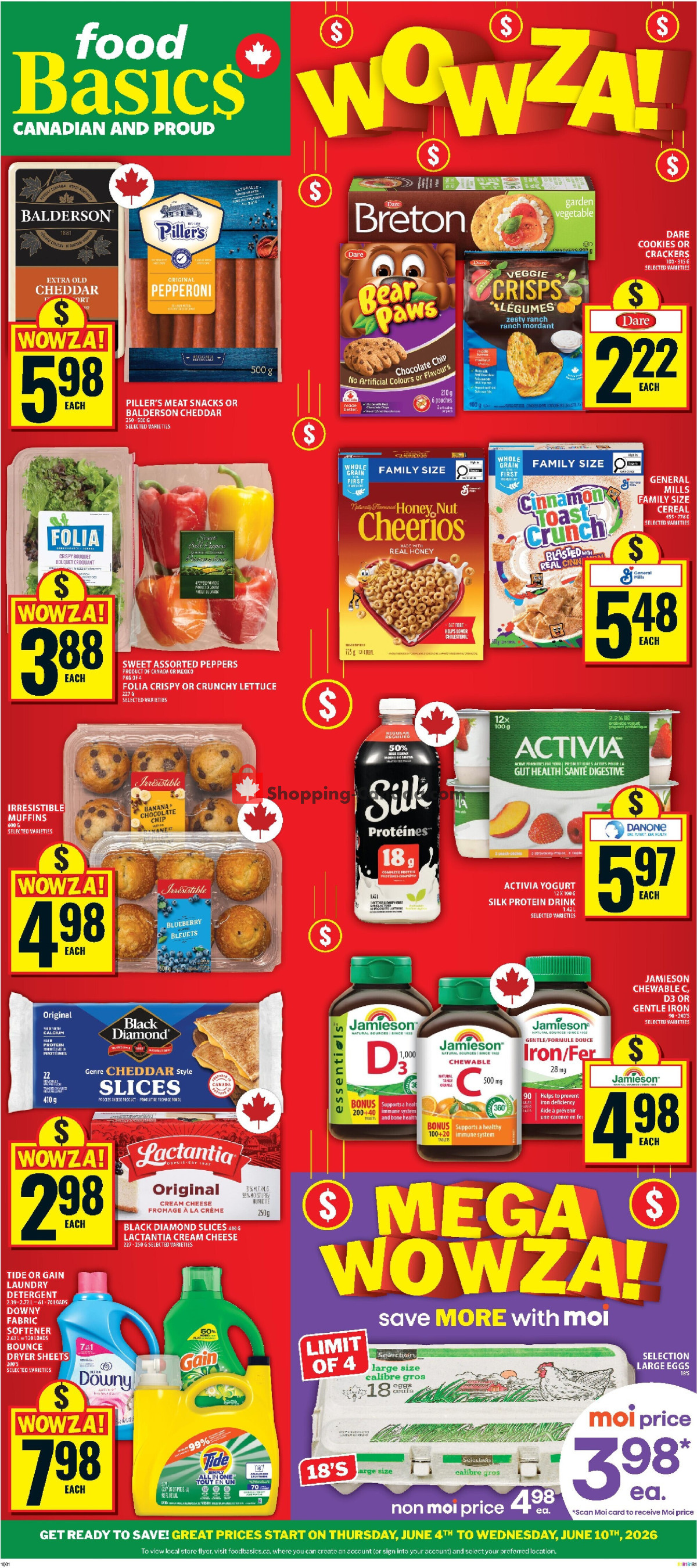 Food Basics flyer from Thursday June 4, 2026 to Wednesday June 10, 2026 - page 1