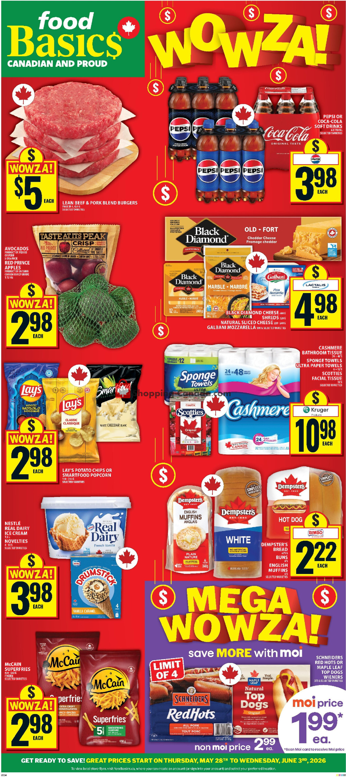Food Basics flyer from Thursday May 28, 2026 to Wednesday June 3, 2026 - page 1