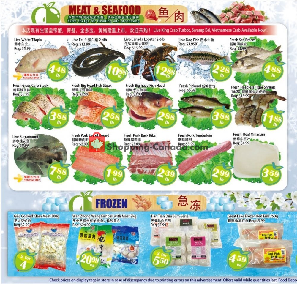 Food Depot Supermarket flyer from Friday December 28, 2018 to Thursday January 3, 2019 - page 3