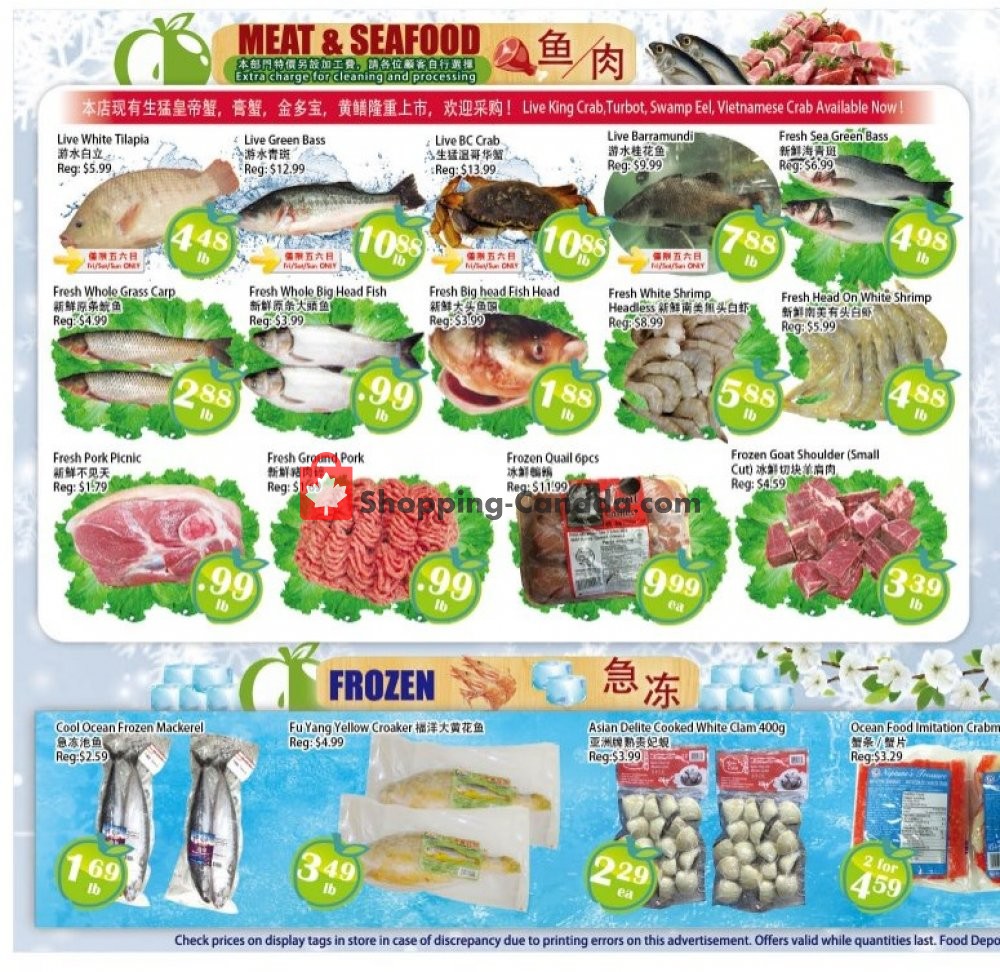 Food Depot Supermarket flyer from Friday January 4, 2019 to Thursday January 10, 2019 - page 3