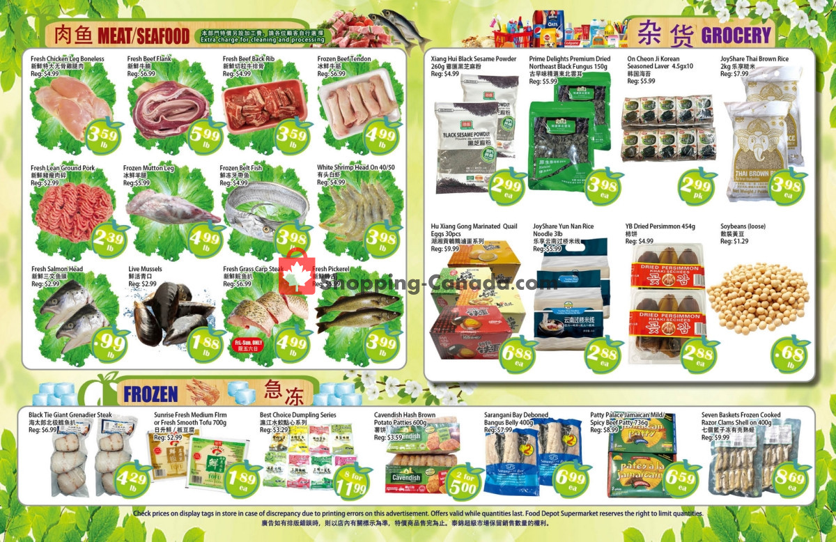Food Depot Supermarket flyer from Friday March 1, 2024 to Thursday March 7, 2024 - page 3