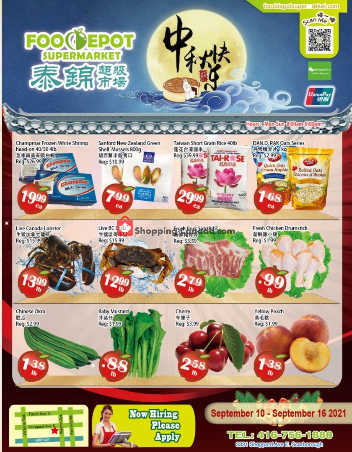 Food Depot Supermarket flyer from Friday September 10, 2021 to Thursday September 16, 2021 - page 1