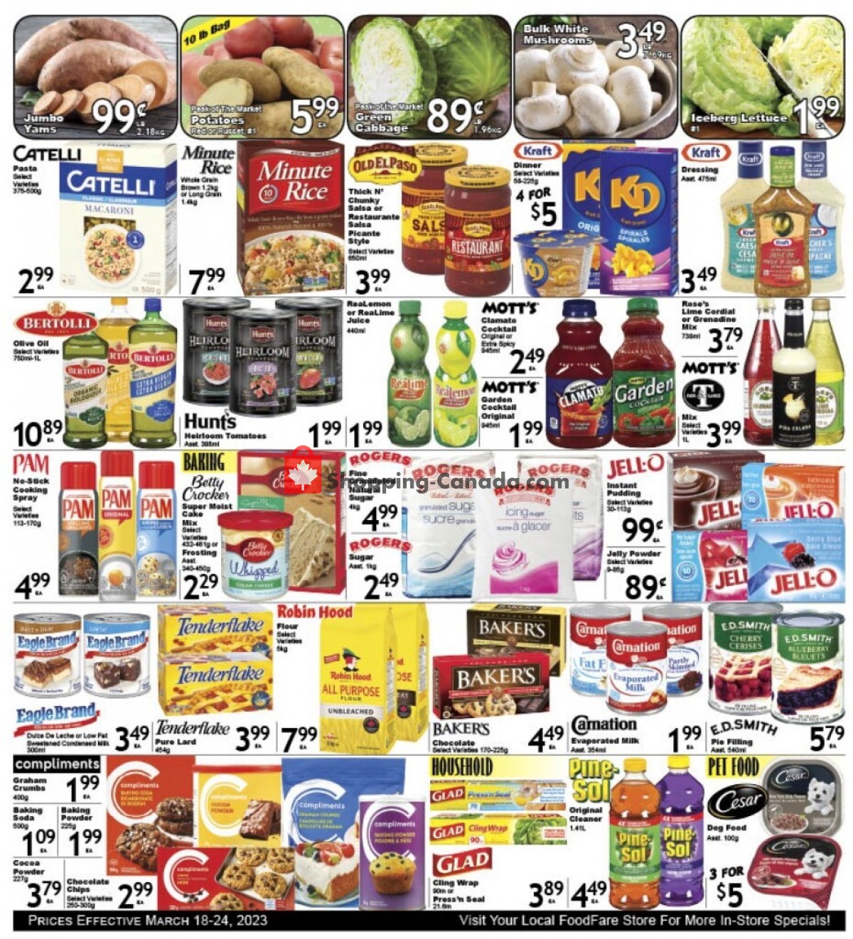 Food fare flyer from Saturday March 18, 2023 to Friday March 24, 2023 - page 2