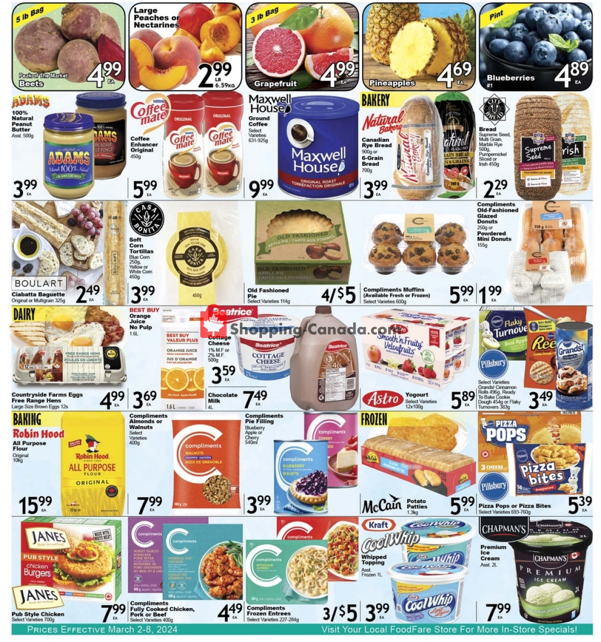 Food fare flyer from Saturday March 2, 2024 to Friday March 8, 2024 - page 3