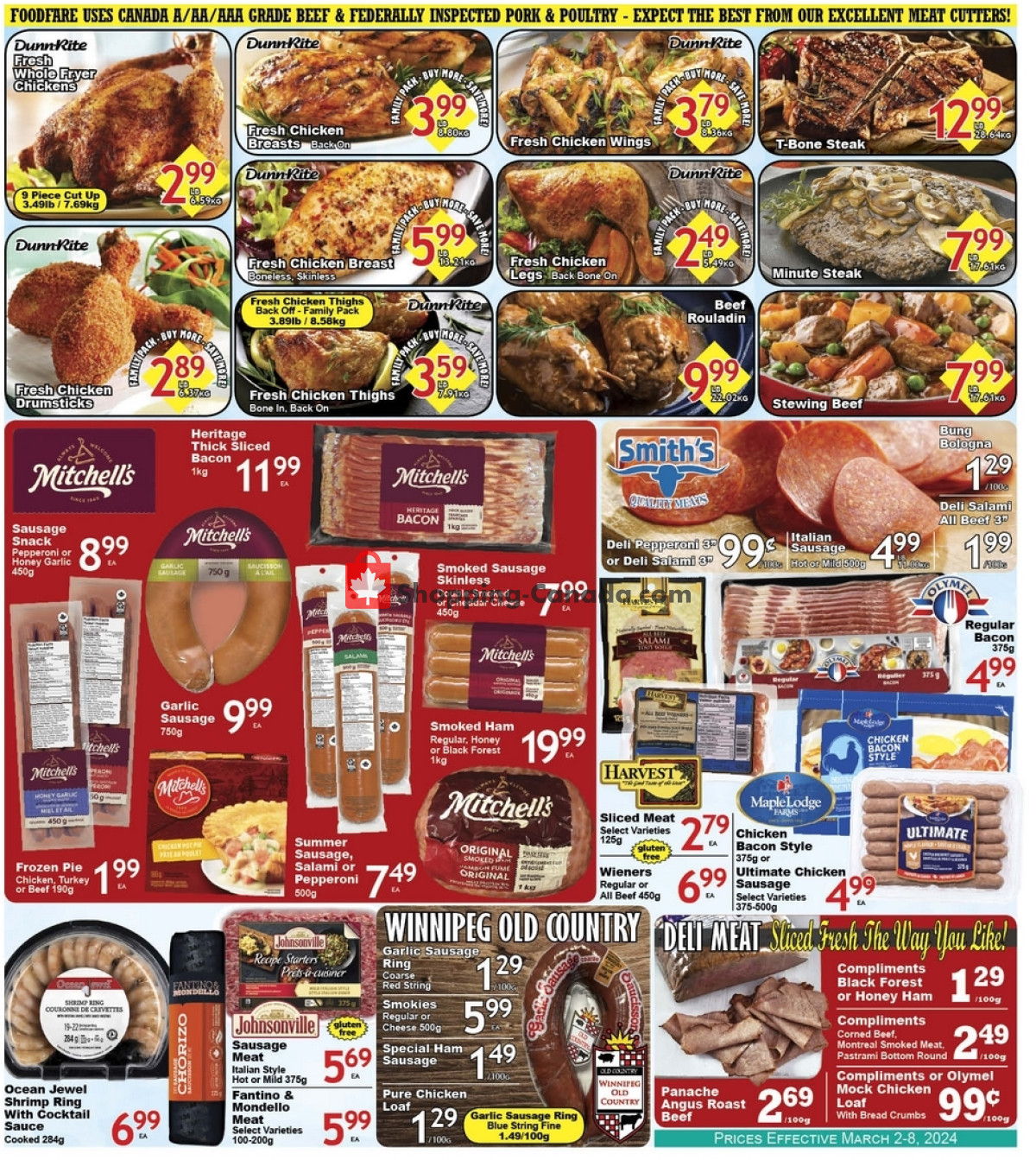 Food fare flyer from Saturday March 2, 2024 to Friday March 8, 2024 - page 4