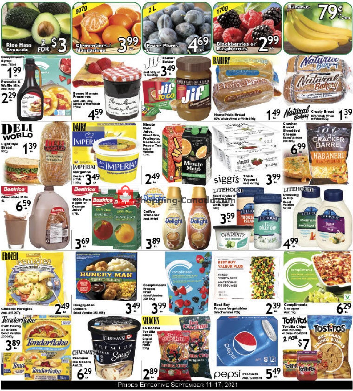 Food fare flyer from Saturday September 11, 2021 to Friday September 17, 2021 - page 3