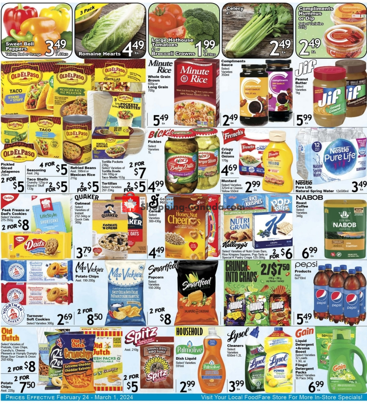 Food fare flyer from Saturday February 24, 2024 to Friday March 1, 2024 - page 2