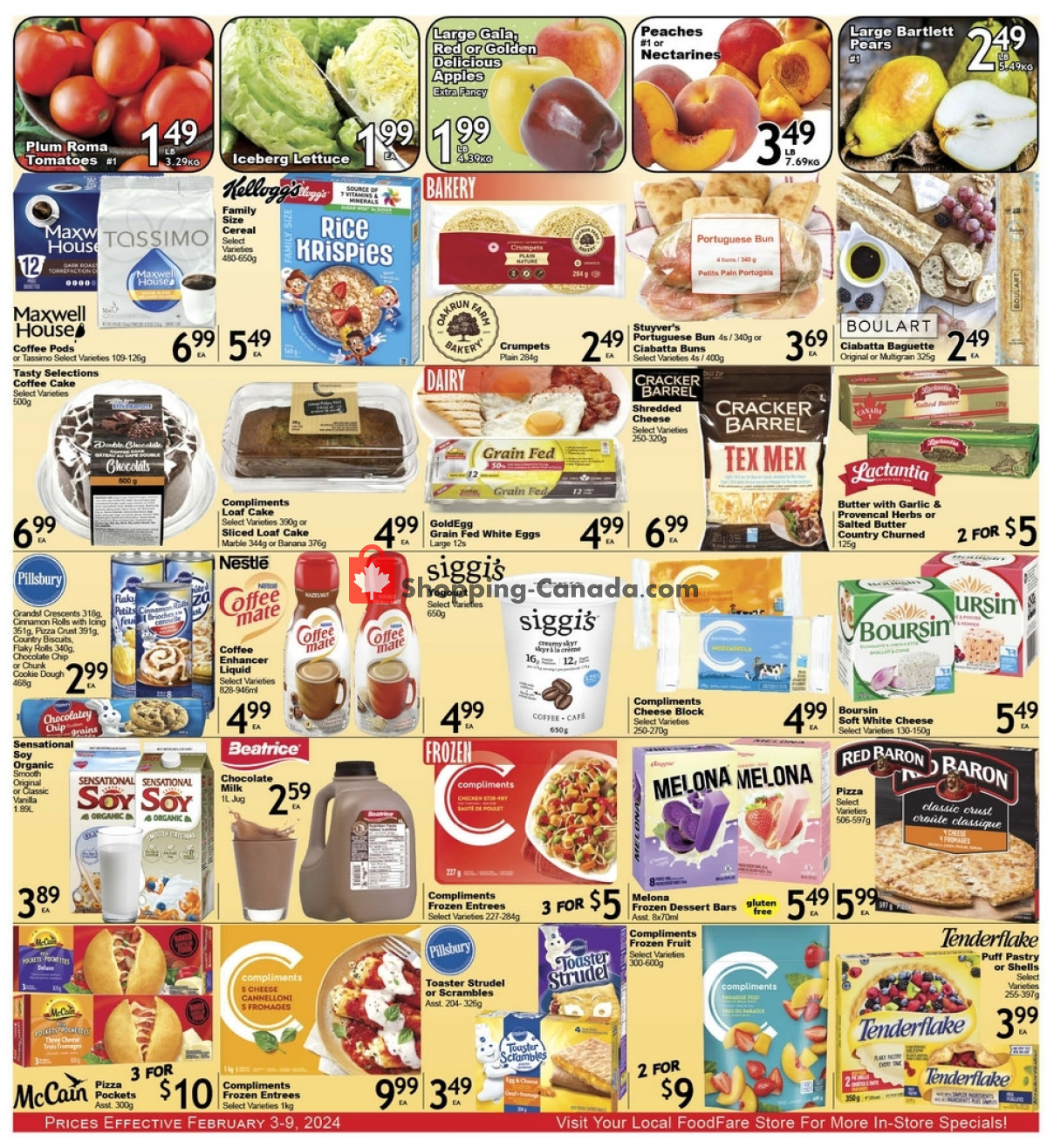 Food fare flyer from Saturday February 3, 2024 to Friday February 9, 2024 - page 3