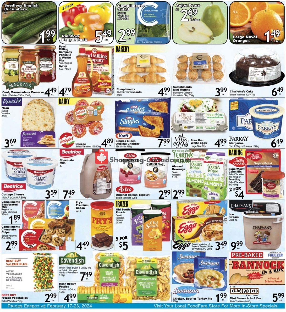 Food fare flyer from Saturday February 17, 2024 to Friday February 23, 2024 - page 3