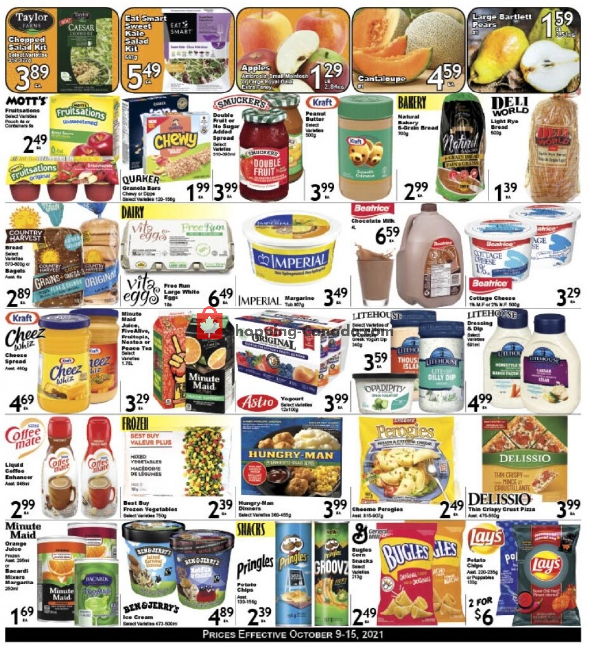Food fare flyer from Saturday October 9, 2021 to Friday October 15, 2021 - page 3