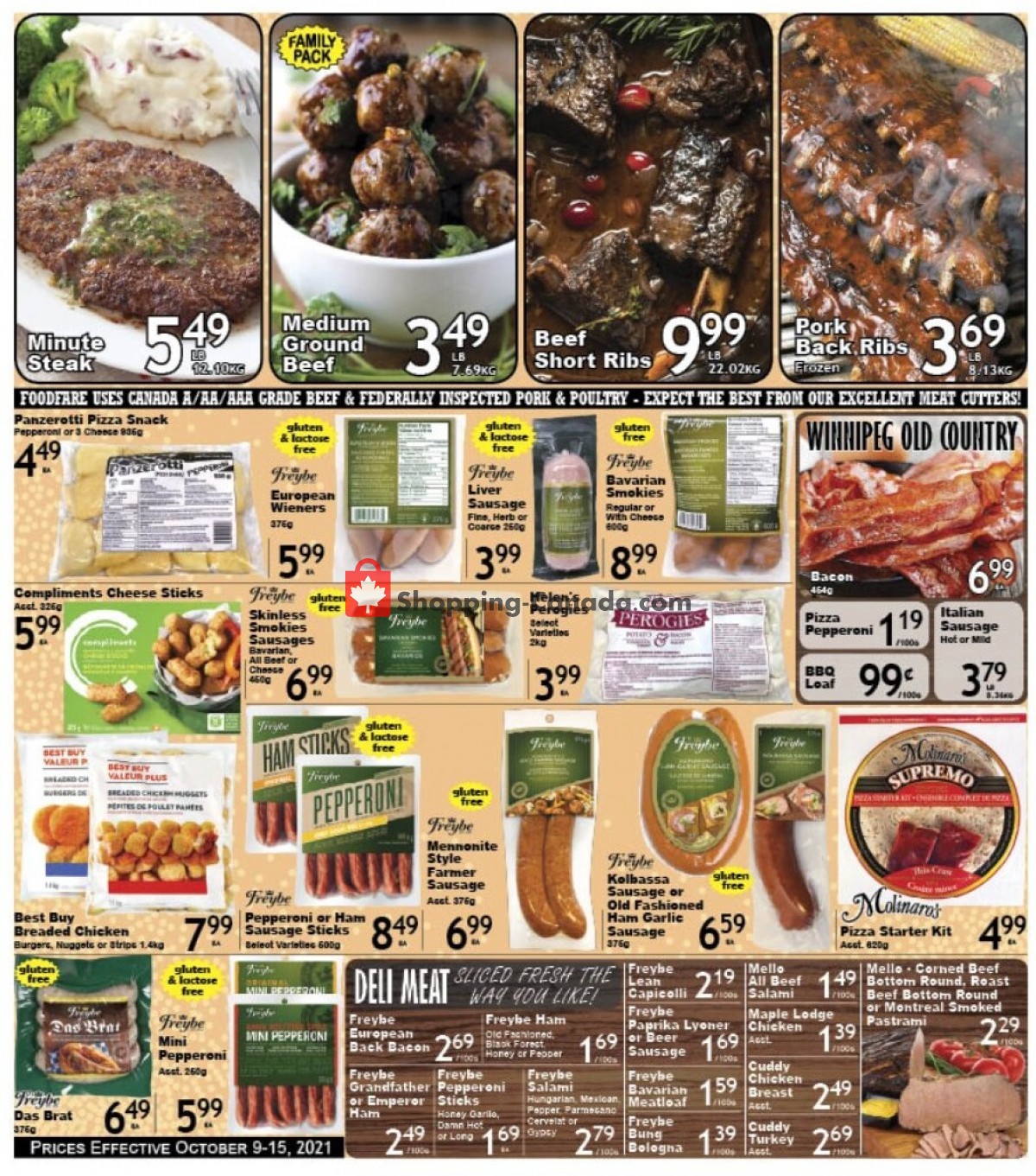 Food fare flyer from Saturday October 9, 2021 to Friday October 15, 2021 - page 4