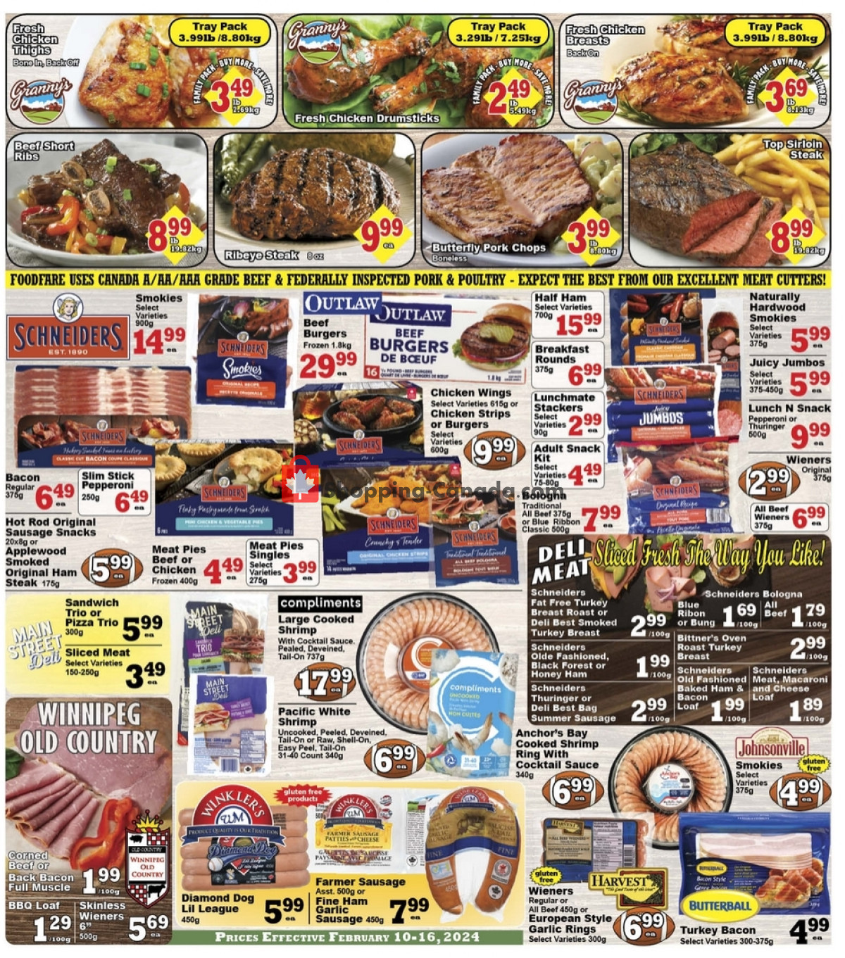 Food fare flyer from Saturday February 10, 2024 to Friday February 16, 2024 - page 4
