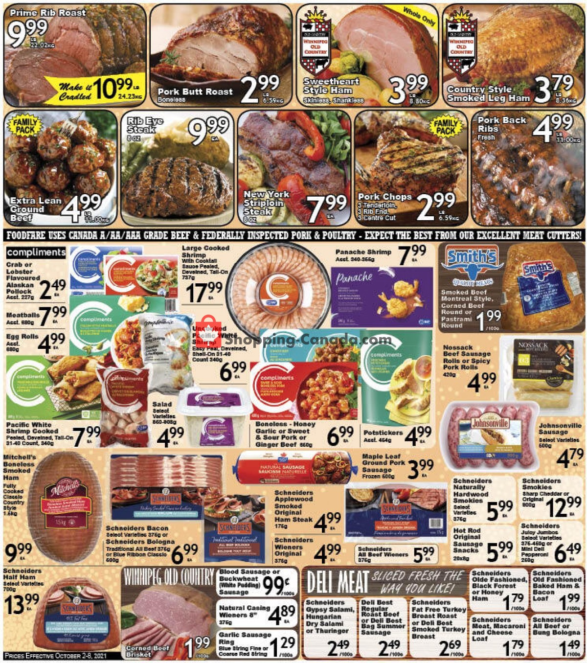 Food fare flyer from Saturday October 2, 2021 to Friday October 8, 2021 - page 4