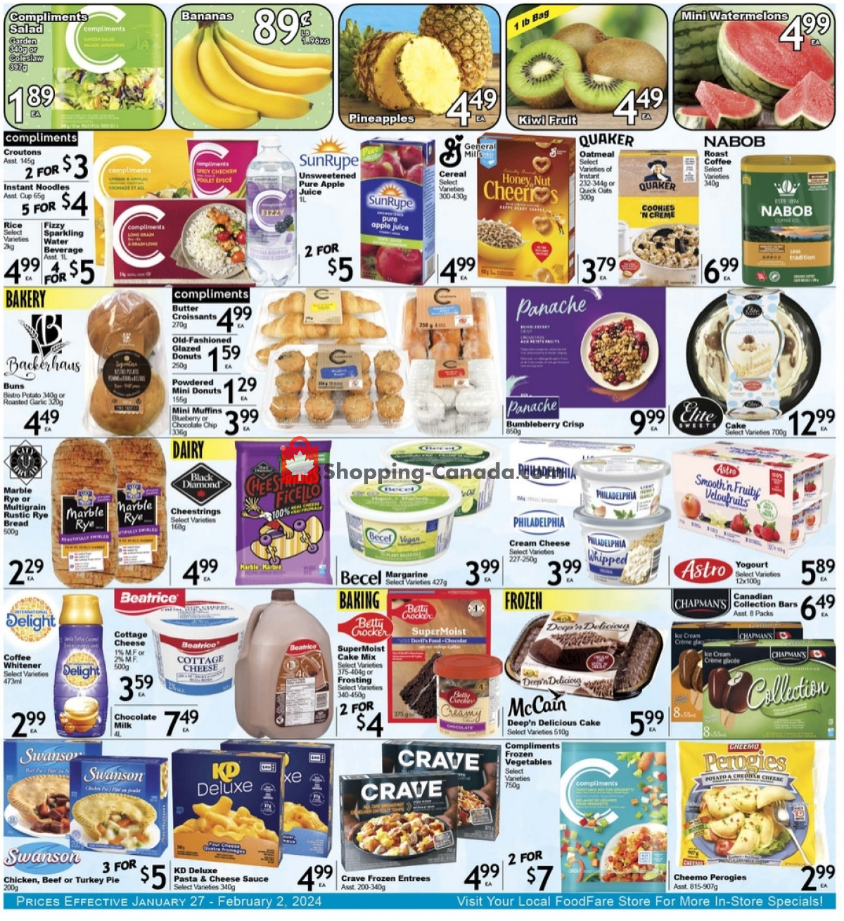 Food fare flyer from Saturday January 27, 2024 to Friday February 2, 2024 - page 3