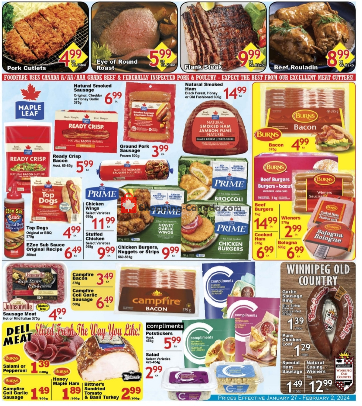 Food fare flyer from Saturday January 27, 2024 to Friday February 2, 2024 - page 4