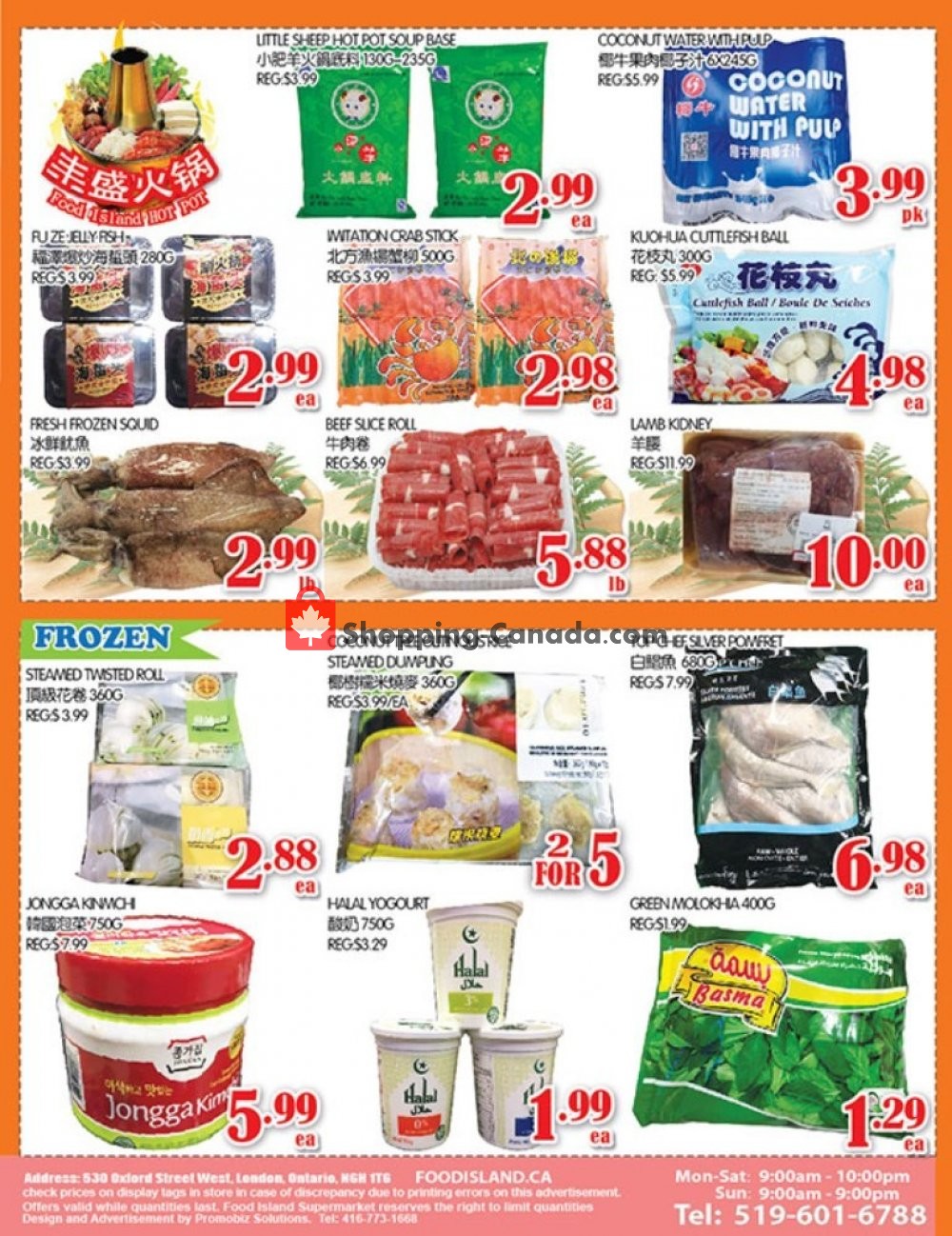 Food Island Supermarket flyer from Friday October 18, 2019 to Thursday October 24, 2019 - page 2