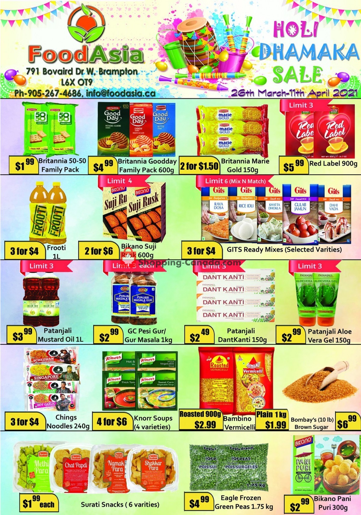 FoodAsia flyer from Friday March 26, 2021 to Sunday April 11, 2021 - page 1