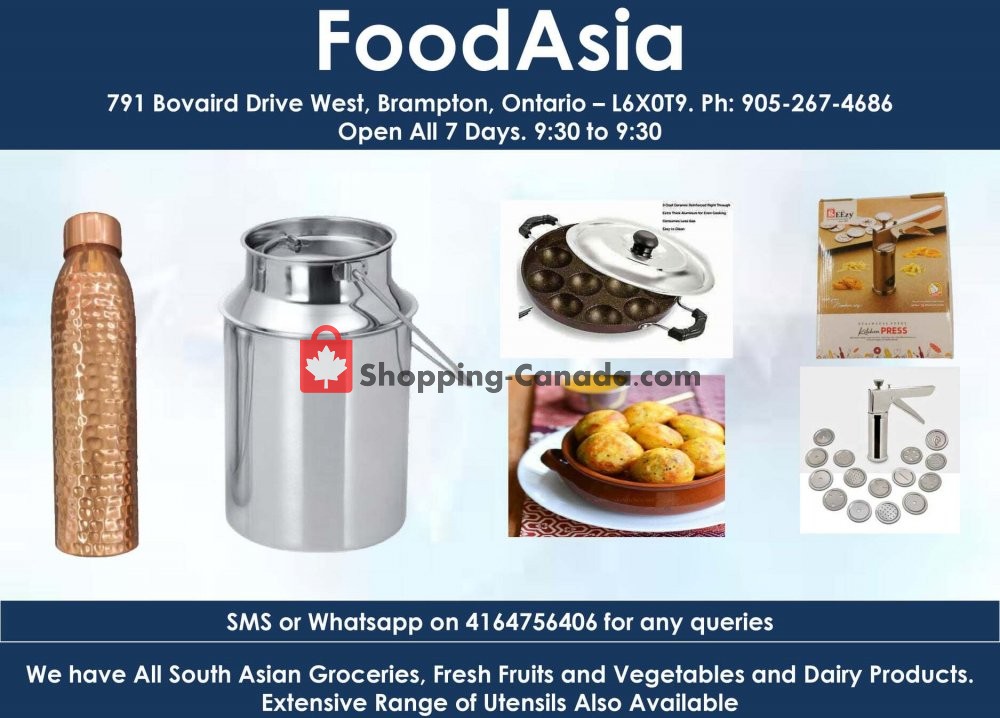 FoodAsia flyer from Saturday December 19, 2020 to Friday December 25, 2020 - page 1