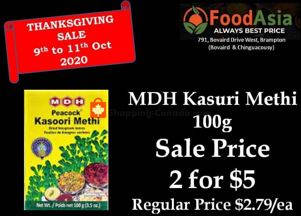 FoodAsia flyer from Friday October 9, 2020 to Sunday October 11, 2020 - page 6
