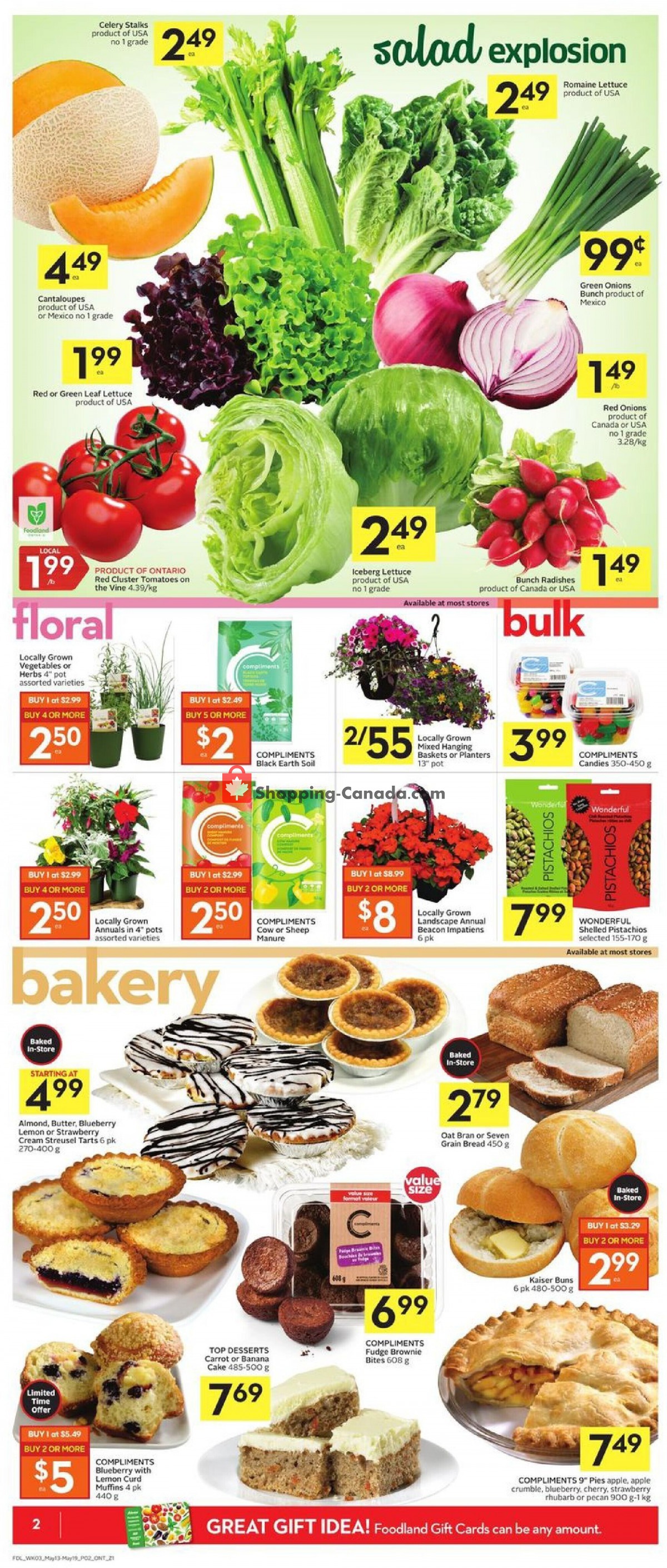 Foodland flyer from Thursday May 13, 2021 to Wednesday May 19, 2021 - page 2