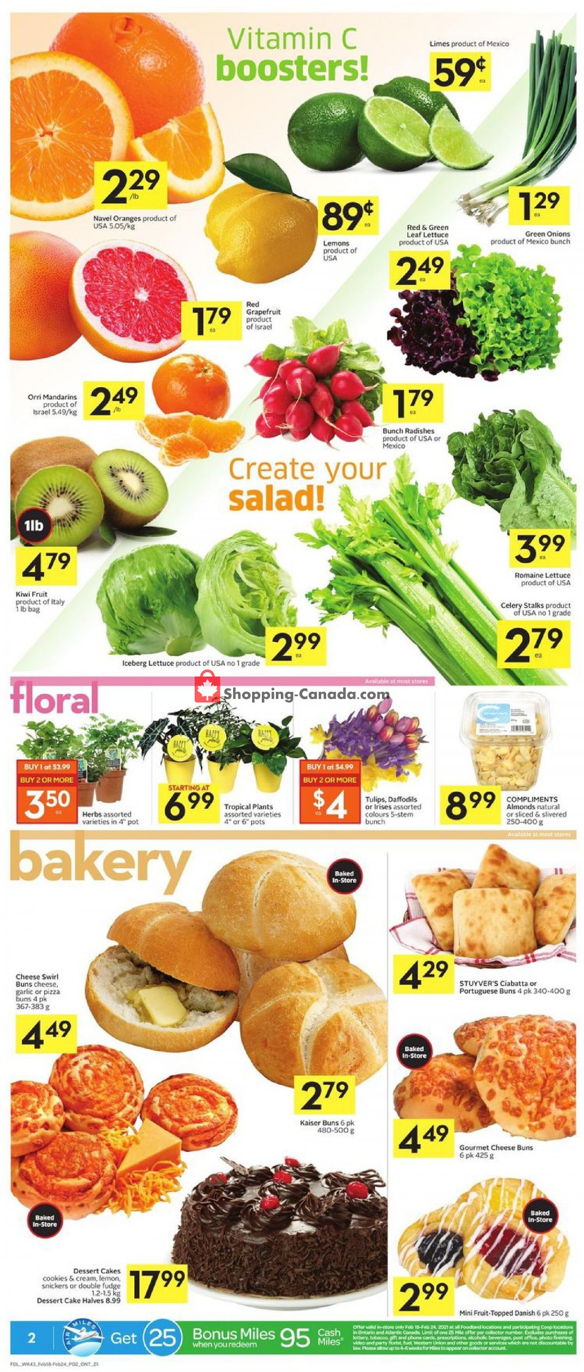 Foodland flyer from Thursday February 18, 2021 to Wednesday February 24, 2021 - page 2