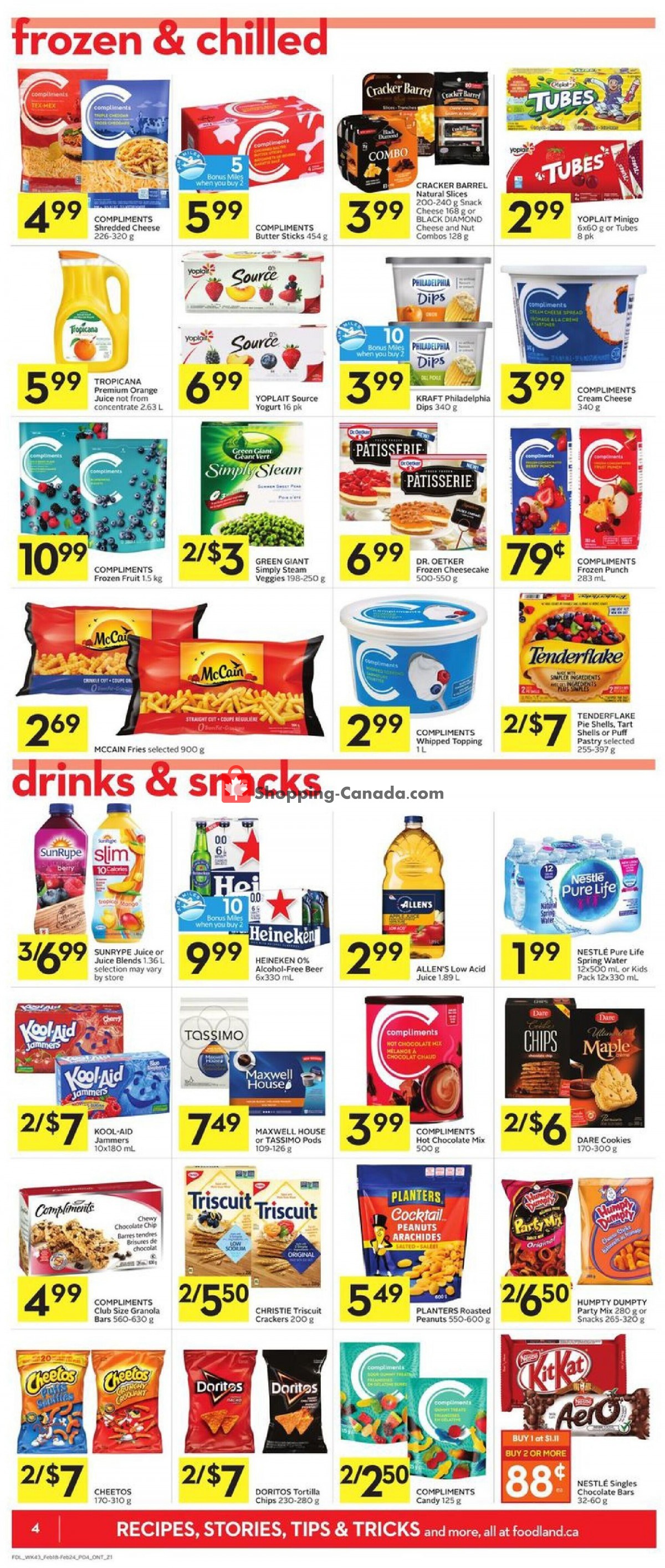 Foodland flyer from Thursday February 18, 2021 to Wednesday February 24, 2021 - page 4