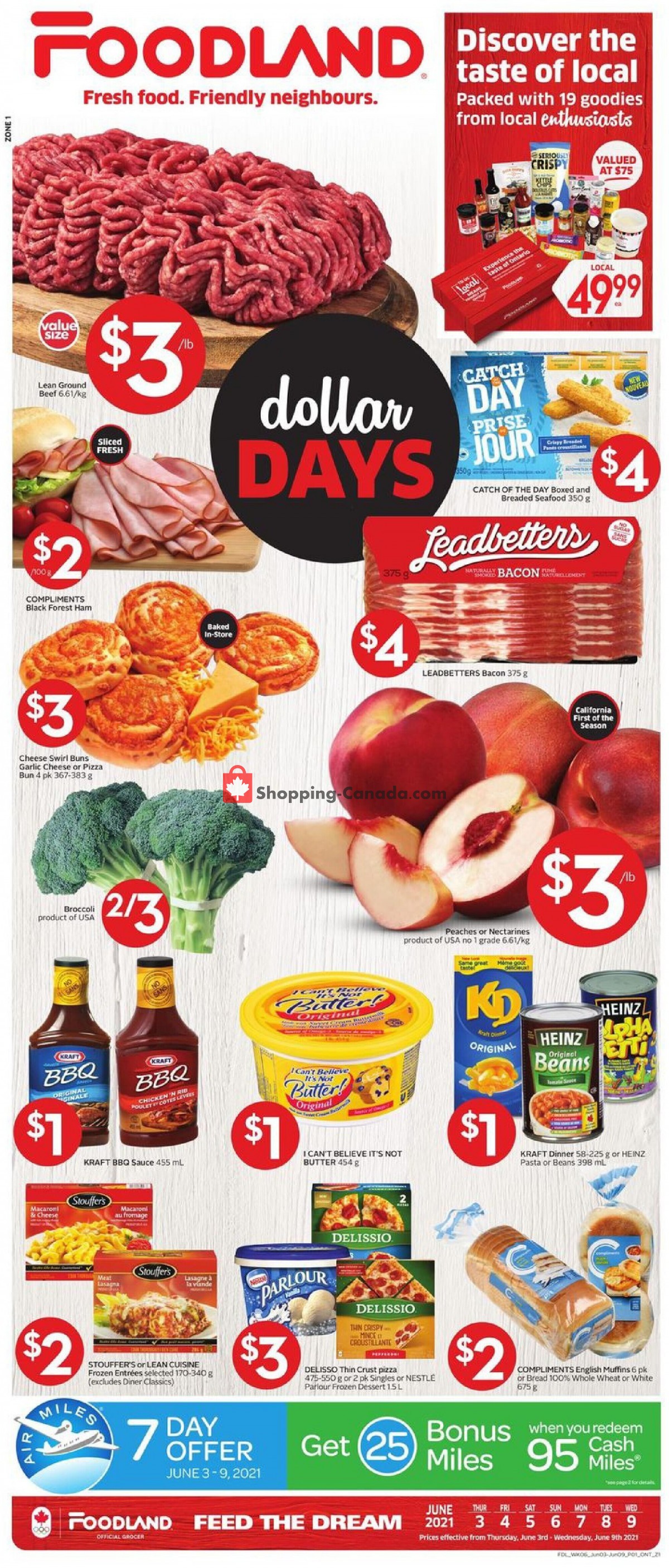 Foodland flyer from Thursday June 3, 2021 to Wednesday June 9, 2021 - page 1