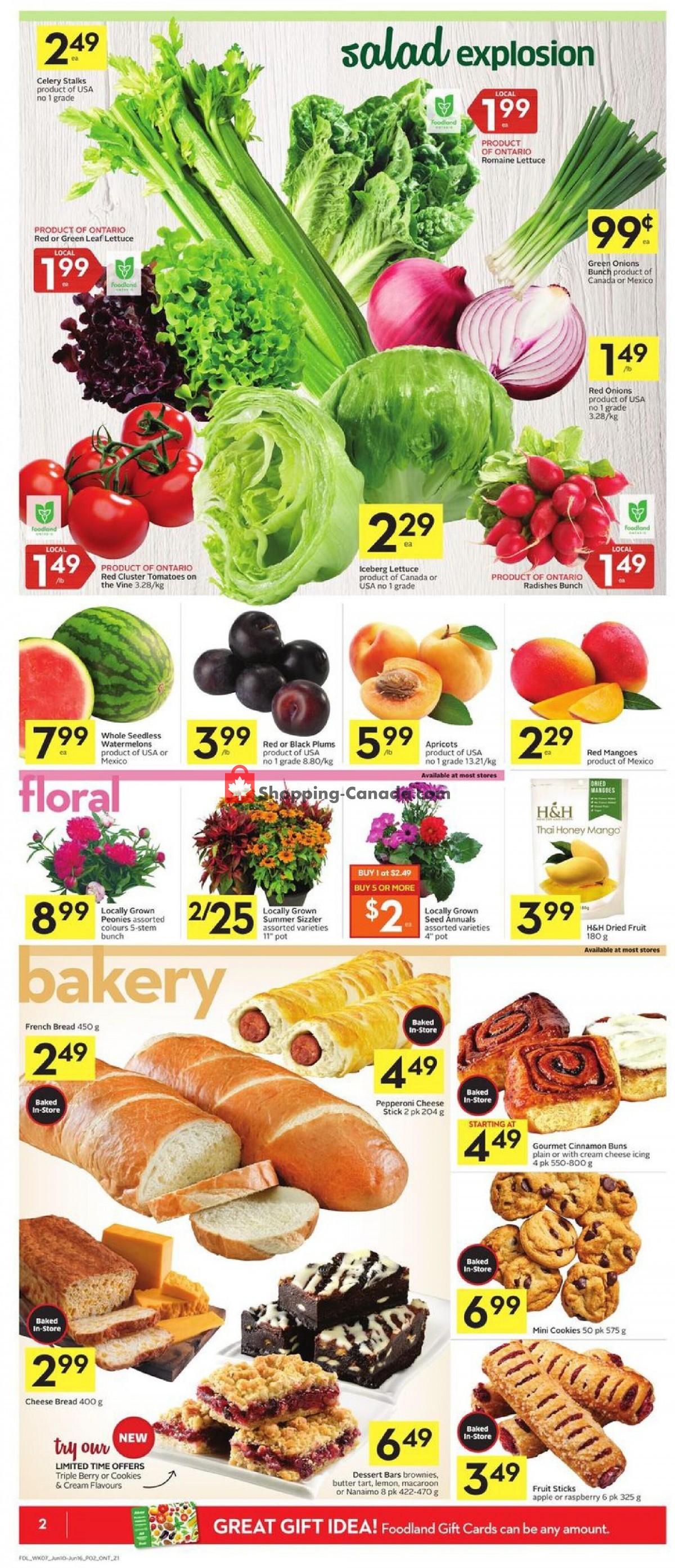 Foodland flyer from Thursday June 10, 2021 to Wednesday June 16, 2021 - page 2