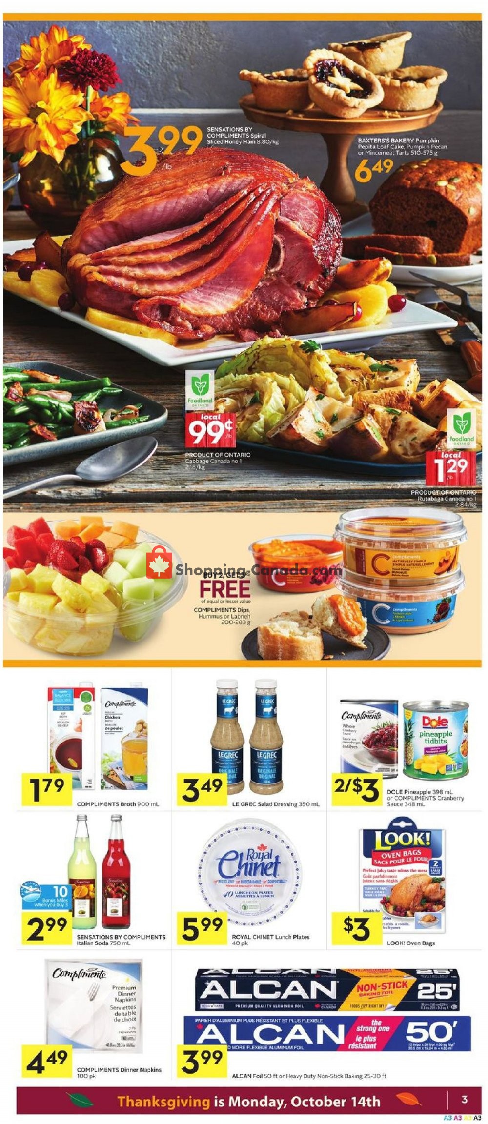 Foodland flyer from Thursday October 10, 2019 to Wednesday October 16, 2019 - page 3