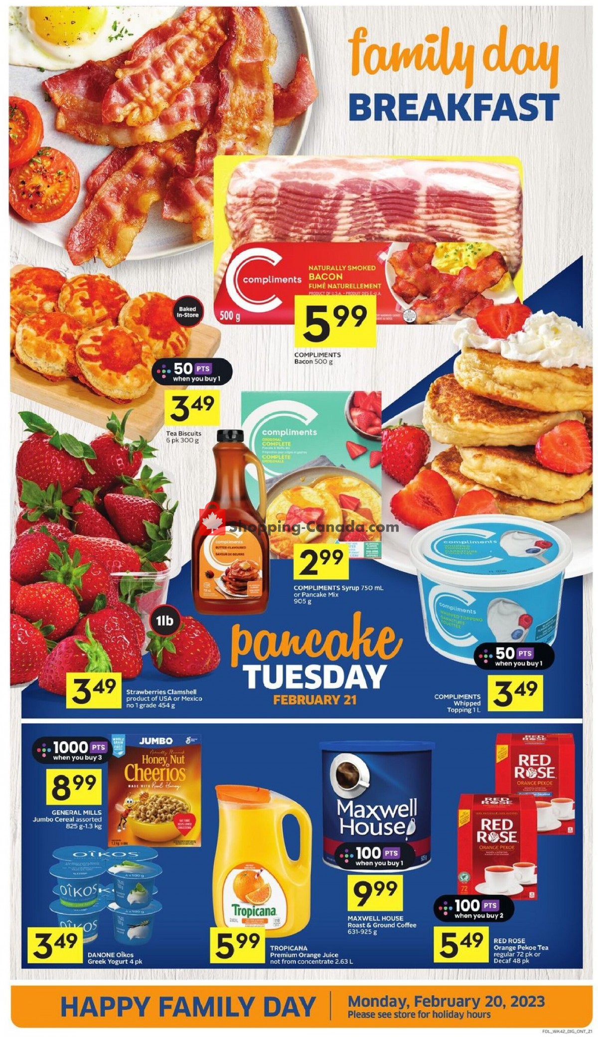 Foodland Canada, flyer (Proudly Canadian ON) February 16 February 22, 2023 Shopping Canada