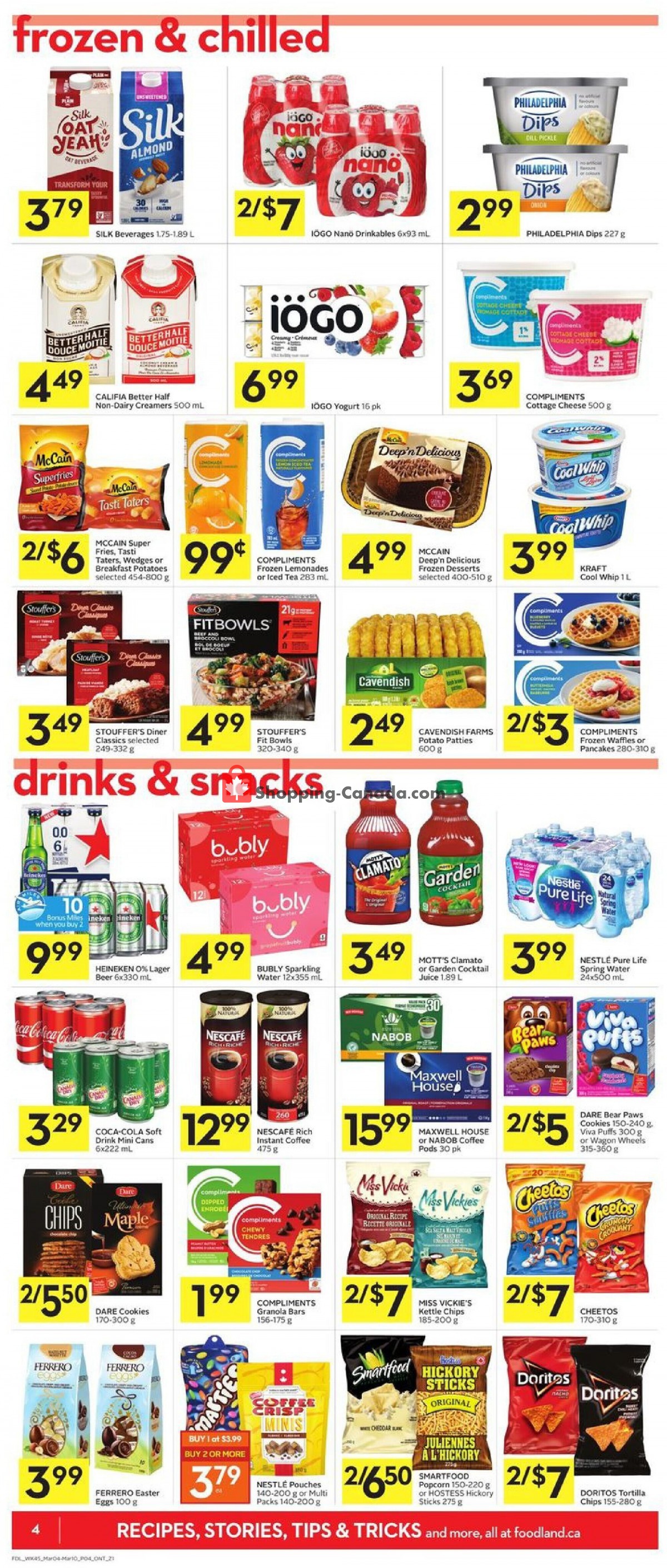 Foodland flyer from Thursday March 4, 2021 to Wednesday March 10, 2021 - page 4