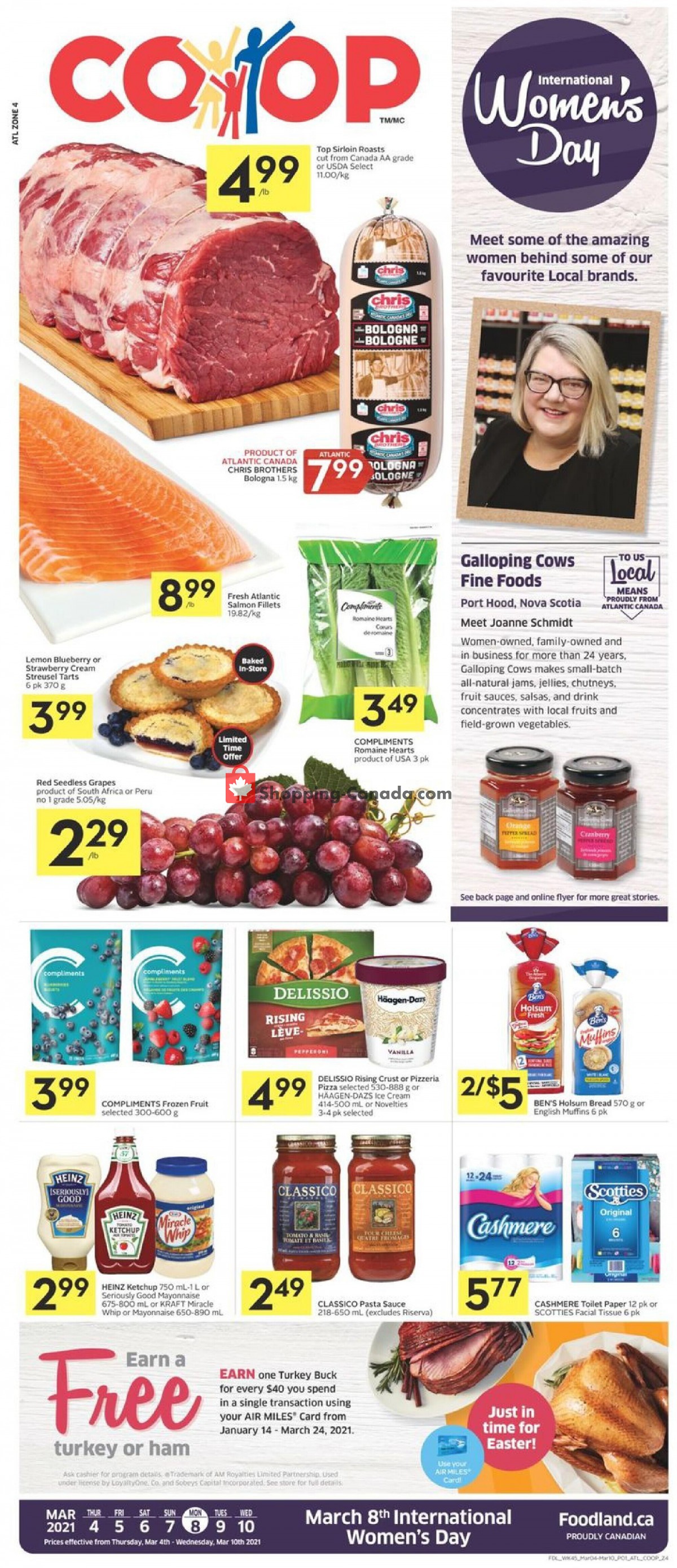 Foodland flyer from Thursday March 4, 2021 to Wednesday March 10, 2021 - page 1