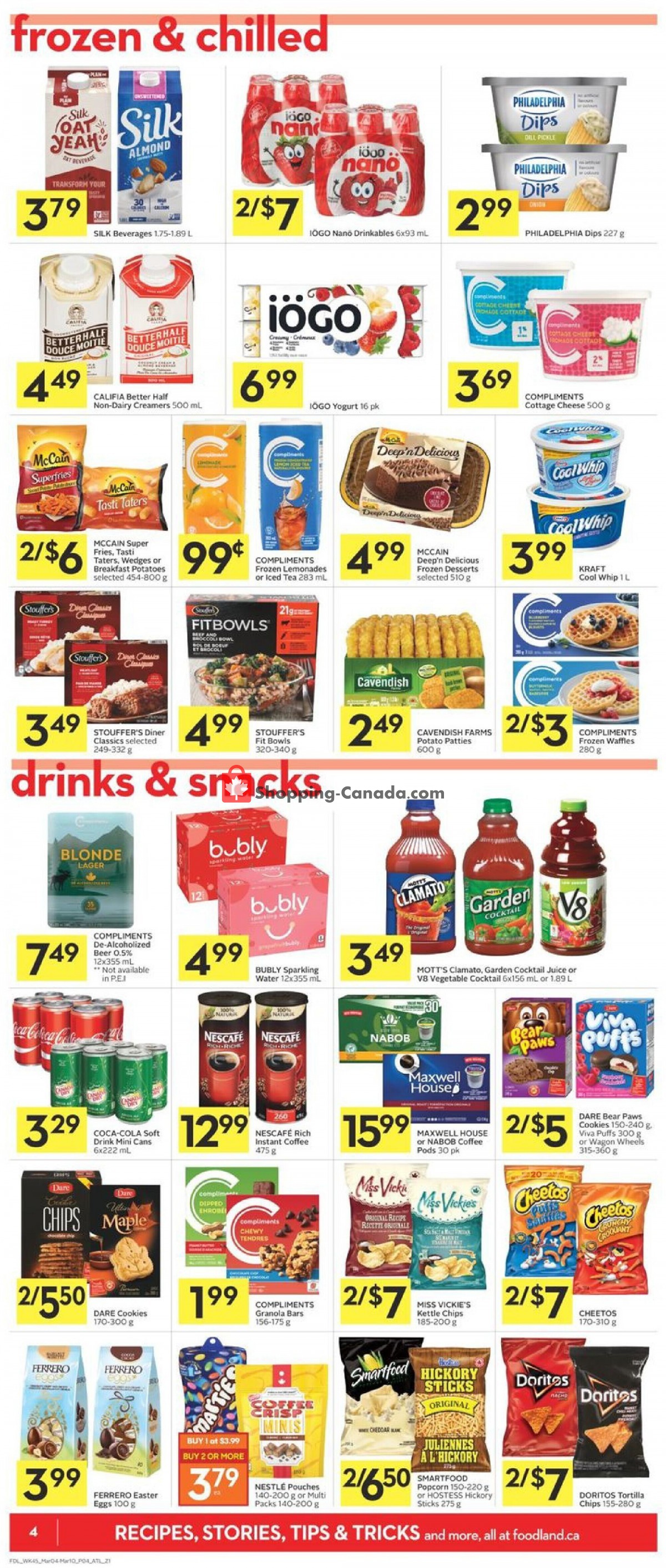 Foodland flyer from Thursday March 4, 2021 to Wednesday March 10, 2021 - page 4