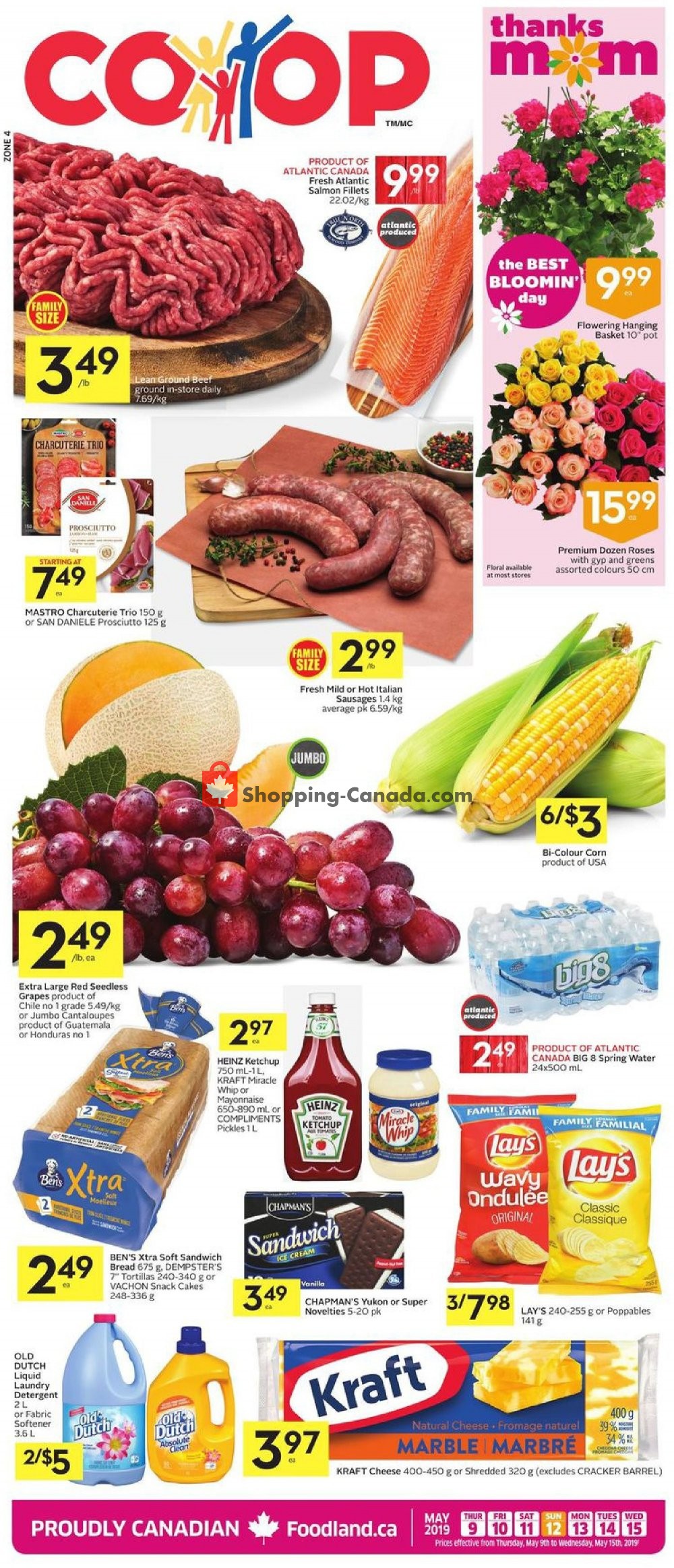 Foodland flyer from Thursday May 9, 2019 to Wednesday May 15, 2019 - page 1