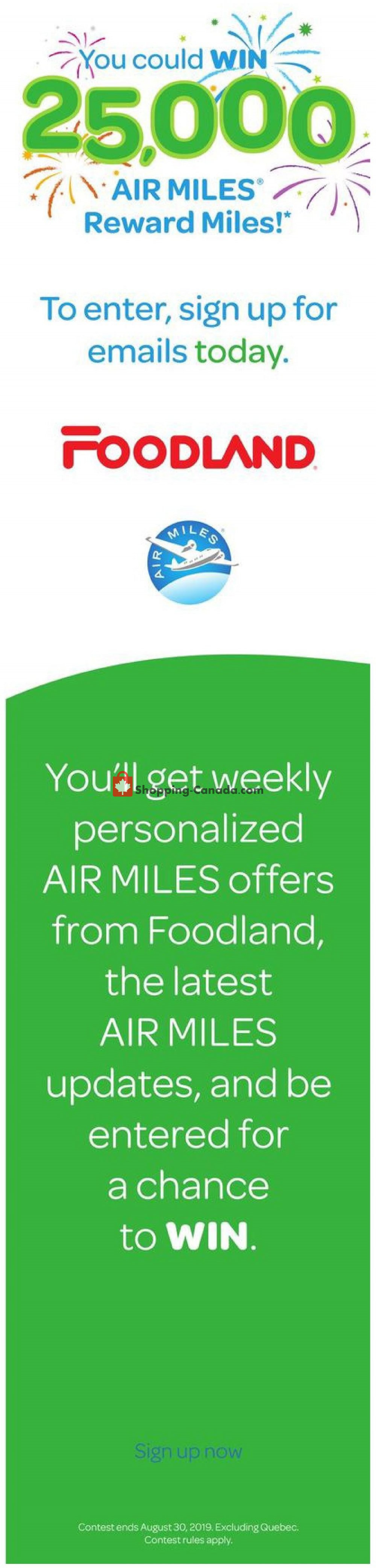 Foodland flyer from Thursday August 1, 2019 to Wednesday August 7, 2019 - page 4