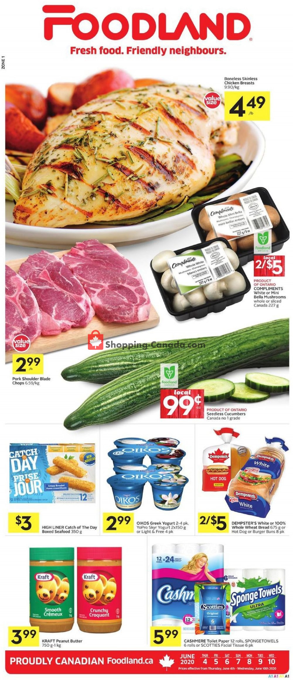 Foodland flyer from Thursday June 4, 2020 to Wednesday June 10, 2020 - page 1